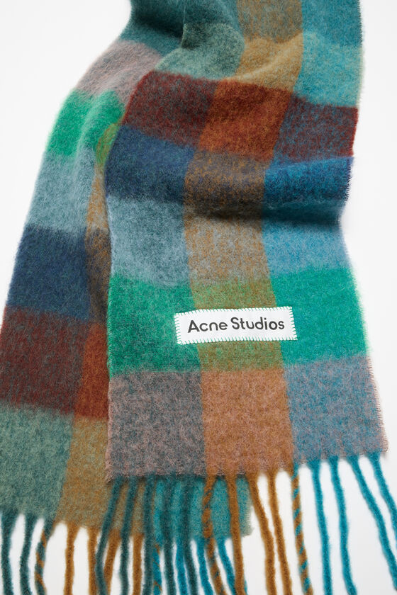 (image for) Timeless Mohair checked scarf